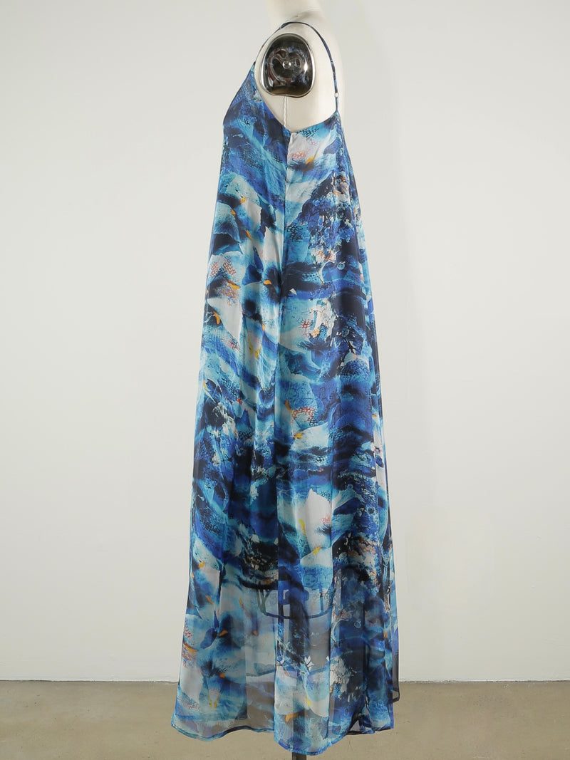 Dahlia Cami Dress - Ocean
