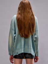 Oversized Cardigan - Light Sky Blue