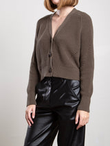 Bree Cotton Cardigan - Army