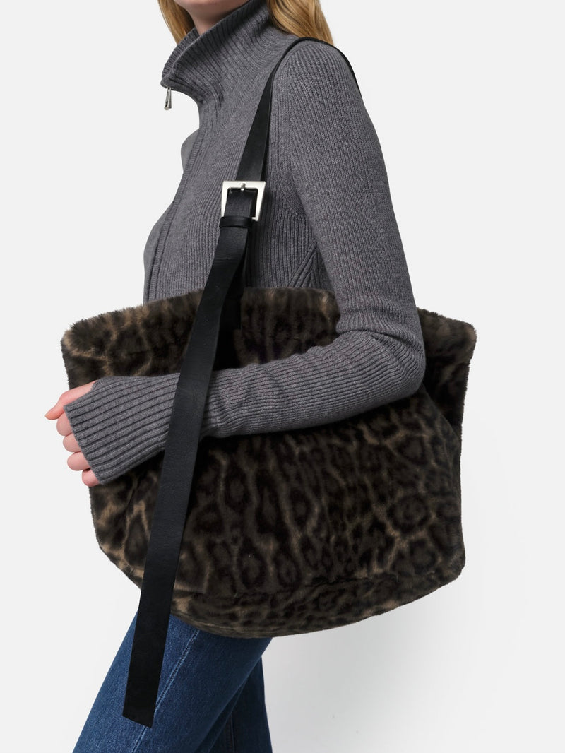 Esti Leopard Tote - Dark Leopard