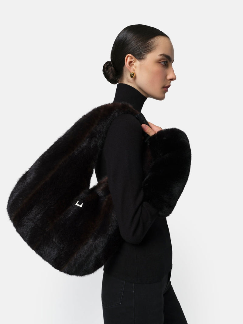 Colette Shaved Mink Bag