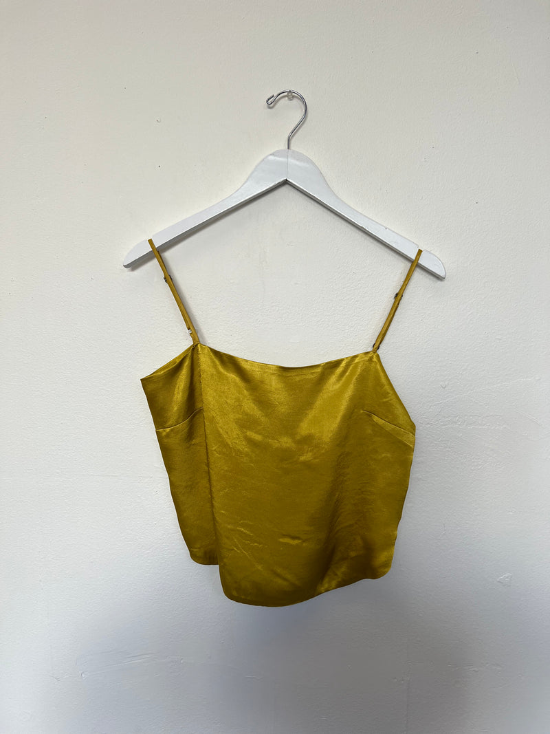 Georgia Top in Vintage Satin - Sun