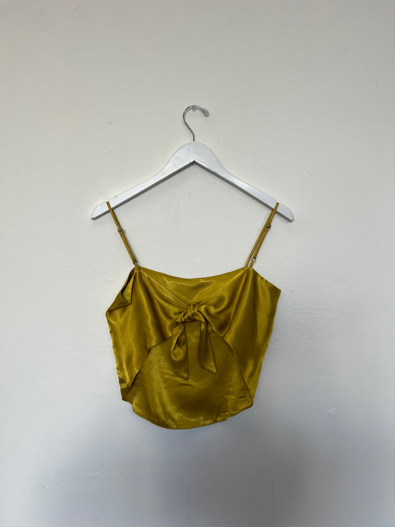 Georgia Top in Vintage Satin - Sun