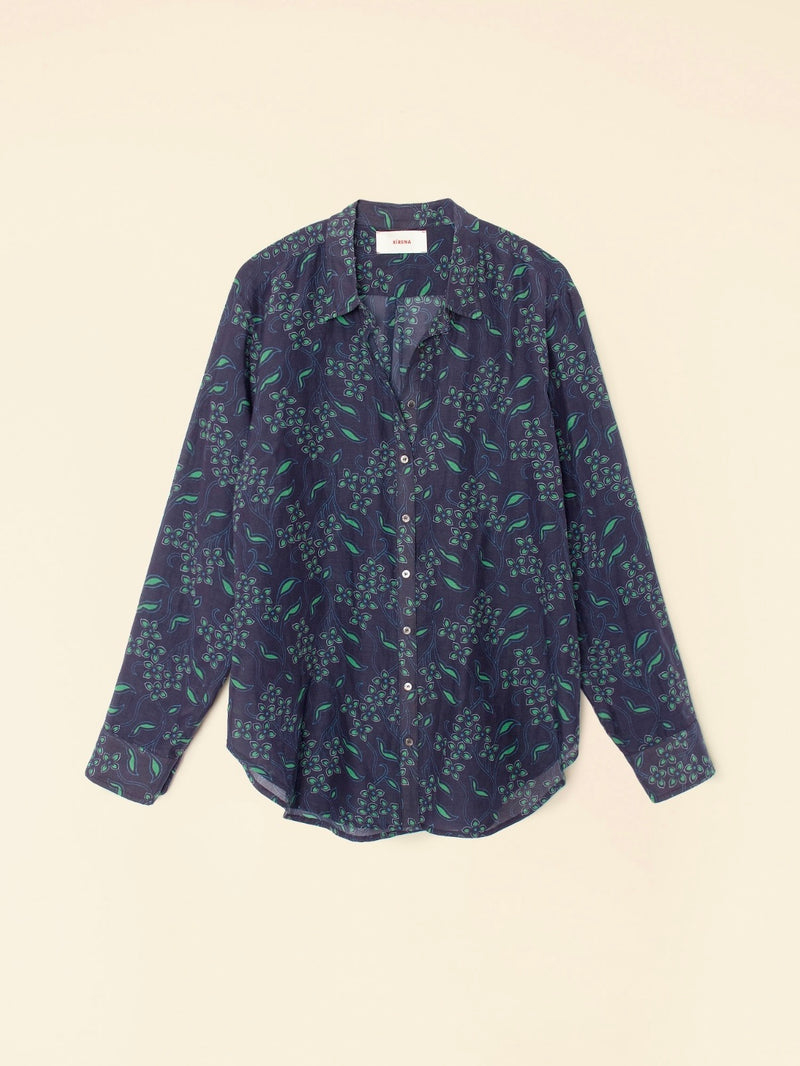 Beau Shirt - Navy Green