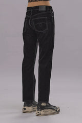 R13 Romeo Jean - Flocked Black