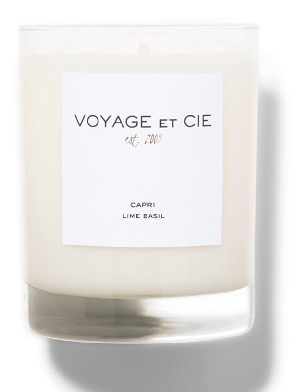 Voyage Et Cie Classic 4" Highball Candle - Capri Lime Basil