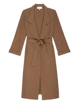 The Trapunto Trench Coat -  Camel