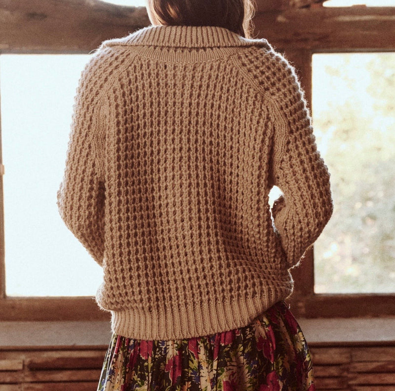 The Cozy Cable Pullover - Oat