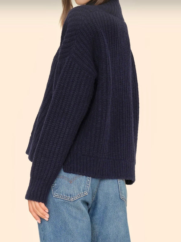 Keyes Sweater - Navy Blue