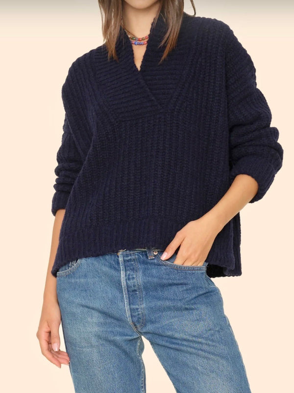 Keyes Sweater - Navy Blue