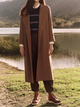 The Trapunto Trench Coat -  Camel