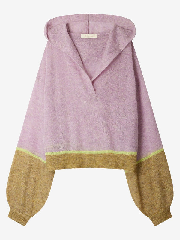 Diya Hooded Sweater - Pink