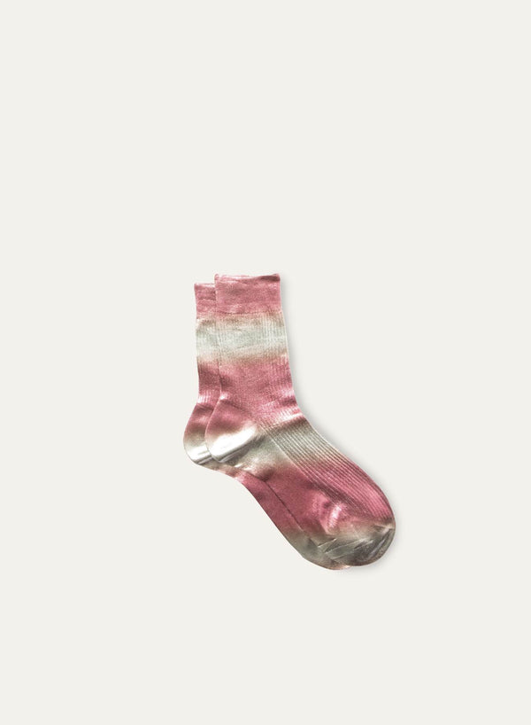 Luce Laminated Socks - Pink