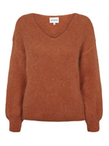 Milana Alpaca Pullover - Chestnut Brown