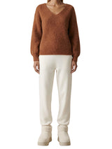 Milana Alpaca Pullover - Chestnut Brown
