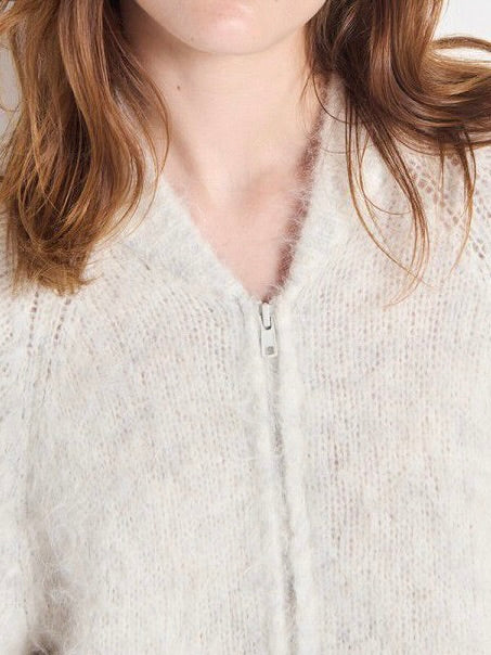 Niby Zippered Cardigan