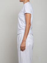 Classic Crewneck Tee in Supima Slub - White