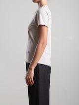 Classic Crewneck Tee in Supima Slub - Cement