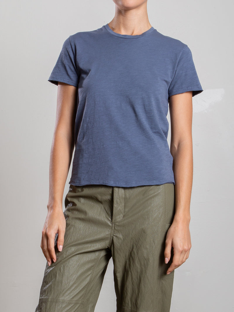 Classic Crewneck Tee in Supima Slub - Denim