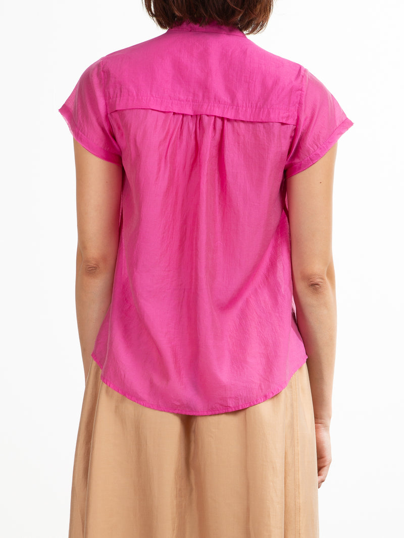 Blaire Shirt in Gossamer - Orchid