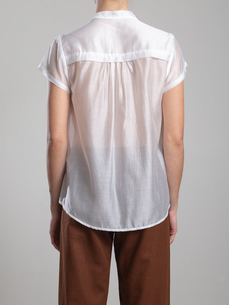 Blaire Shirt in Gossamer - White
