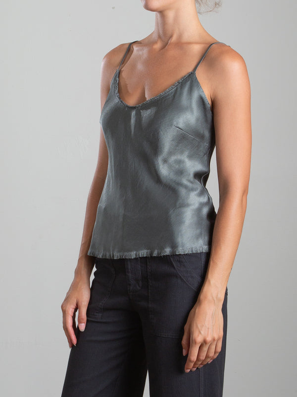 Dawn Cami in Vintage Satin - Nori