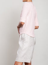 Giada Slim Crew in Supima Slub - Petal