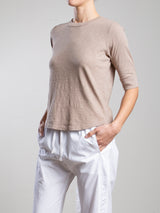 Giada Slim Crew in Supima Slub - Foundation