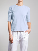 Giada Slim Crew in Supima Slub - Sky