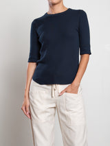 Giada Slim Crew in Thermal - Ink