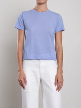 Audrey Baby Tee in Tissue Jersey  - Cornflower