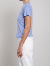 Audrey Baby Tee in Tissue Jersey  - Cornflower
