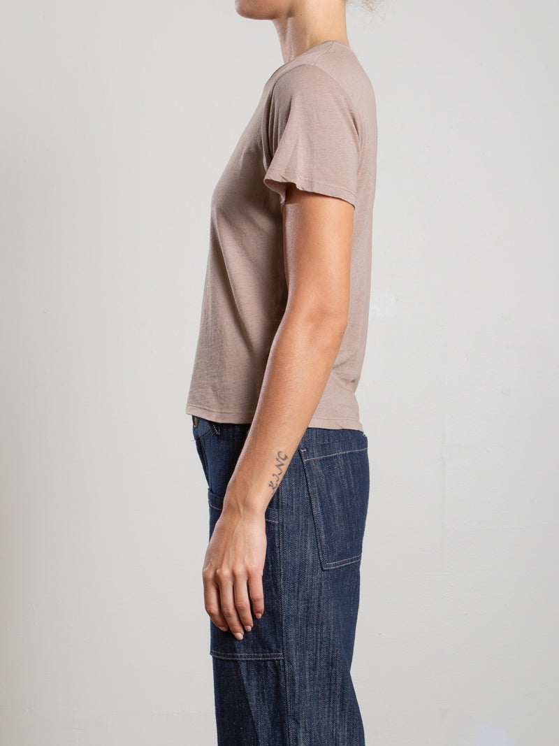 Audrey Baby Tee in Tissue Jersey - Foundation
