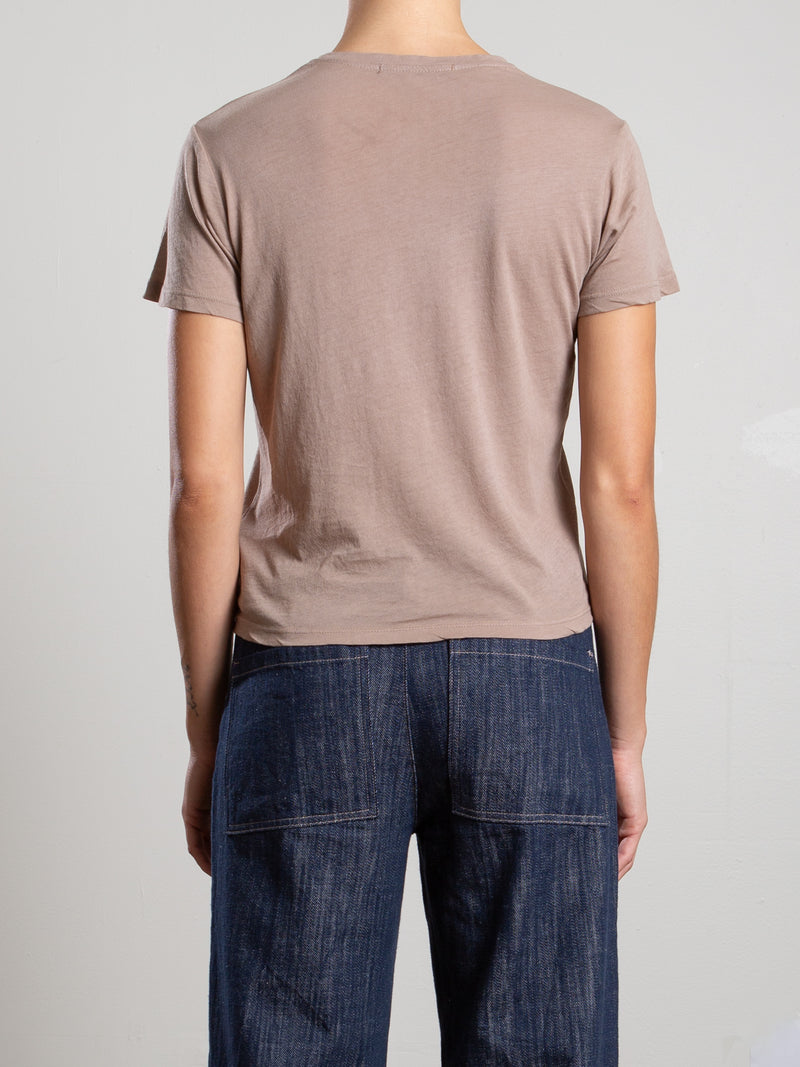 Audrey Baby Tee in Tissue Jersey - Foundation