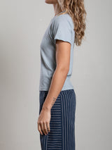 Audrey Baby Tee in Tissue Jersey - Mist