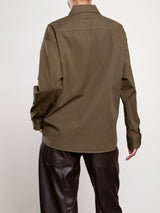 Justin Workshirt in Stretch Twill - Army