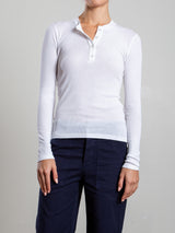Jude Henley in Lightweight Rib - White