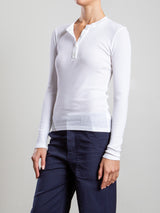 Jude Henley in Lightweight Rib - White