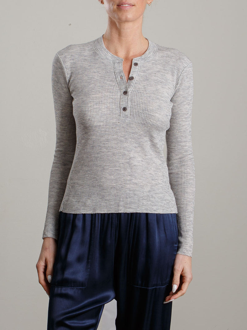 Jude Henley in Thermal - Heather Grey