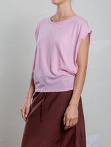 Terrance Tuck Tee in Tissue Jersey - Bubble