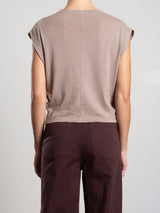 Terrance Tuck Tee in Tissue Jersey - Foundation