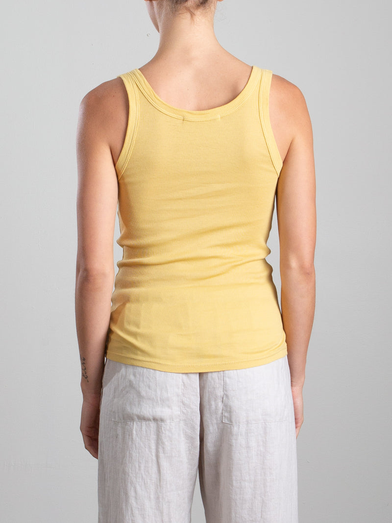 Cass Tank in Lightweight Rib - Bamboo