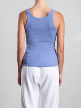 Cass Tank in Lightweight Rib - Blue Jay