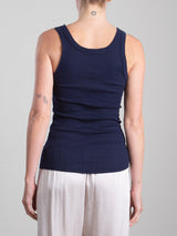 Cass Tank in Lightweight Rib - Midnight