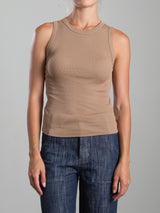 Athena Hi-Neck Tank in Lightweight Rib - Foundation