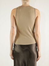 Athena Hi-Neck Tank in Lightweight Rib - Foundation