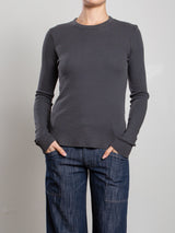 Jimmy Long-Sleeve Tee in Thermal - Vintage Black