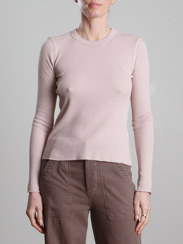 Jimmy Long-Sleeve Tee in Thermal - Ballet