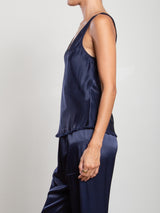 Jennie Tank in Vintage Satin - Night