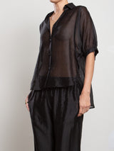 Claude Shirt in Gossamer - Black